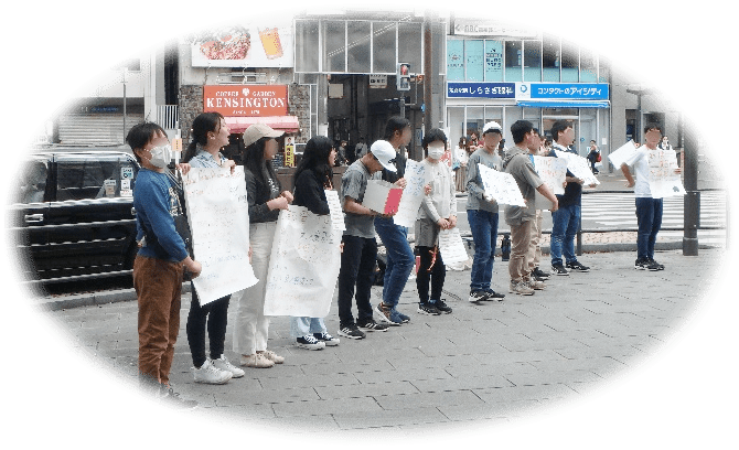 石川県能登半島地震支援募金活動の様子